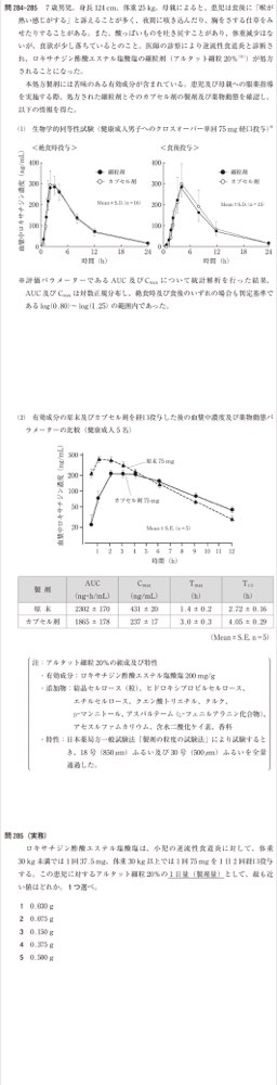 111Q285の問題画像